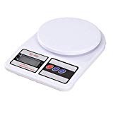 Generic Electronic Kitchen Digital Weighing Scale, Multipurpose (White, 10 Kg)